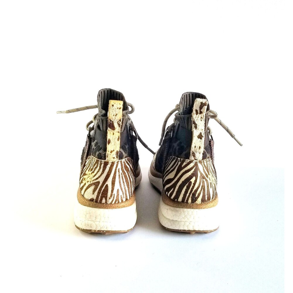 OTBT Women's Hybrid High Top Sneakers Animal Print Sz 7 Calf Hair Outdoor Travel - Picture 11 of 14